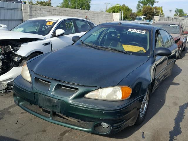 1G2NW52E33C136379 - 2003 PONTIAC GRAND AM G GREEN photo 2