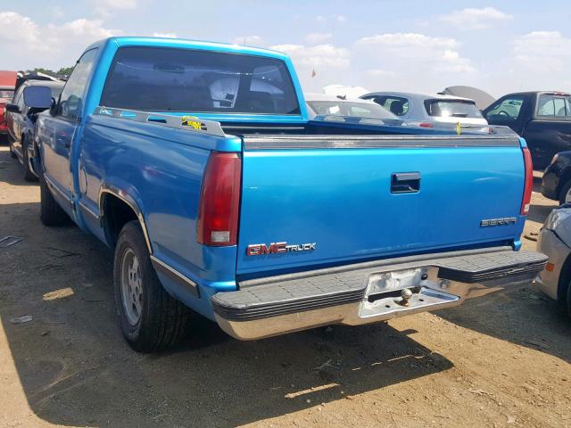 1GTDC14Z6NZ517894 - 1992 GMC SIERRA C15 BLUE photo 3