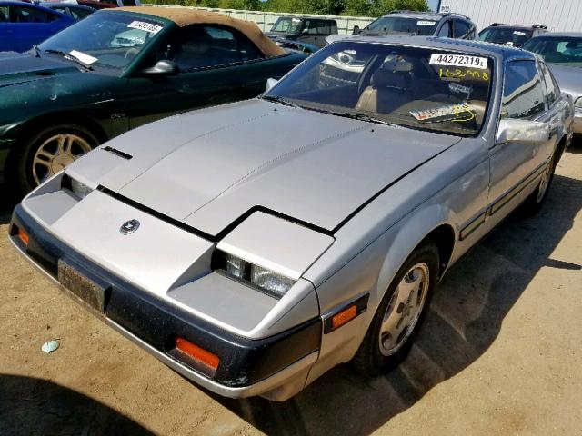 JN1HZ16S1EX020363 - 1984 DATSUN 300ZX 2+2 SILVER photo 2