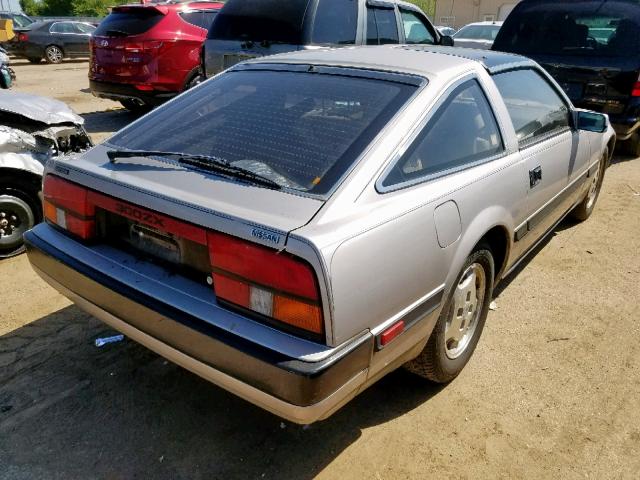 JN1HZ16S1EX020363 - 1984 DATSUN 300ZX 2+2 SILVER photo 4