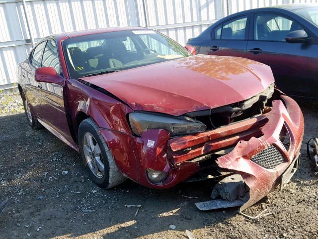 2G2WP522151136879 - 2005 PONTIAC GRAND PRIX RED photo 1