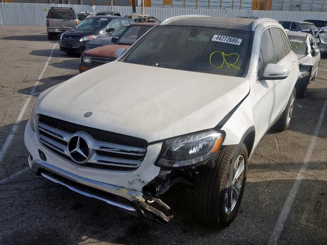 WDC0G4JB8GF023529 - 2016 MERCEDES-BENZ GLC 300 WHITE photo 2