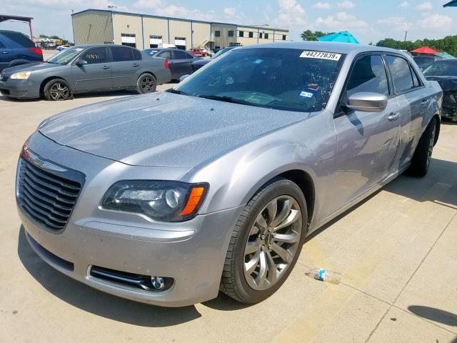 2C3CCABG3EH376705 - 2014 CHRYSLER 300 S SILVER photo 2