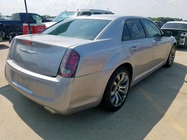 2C3CCABG3EH376705 - 2014 CHRYSLER 300 S SILVER photo 4