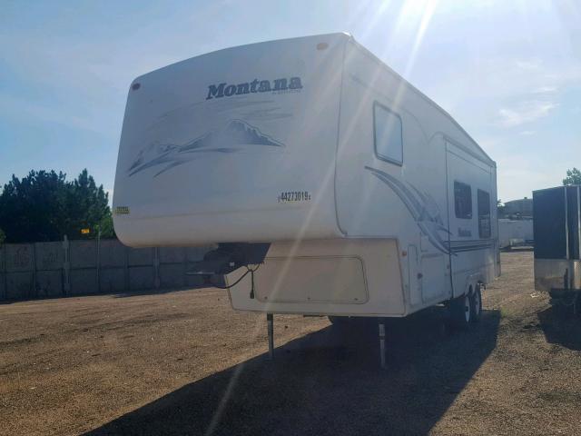 4YDF2752414054013 - 2001 KEYSTONE MONTANA WHITE photo 2