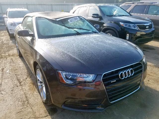 WAULFAFH5DN007210 - 2013 AUDI A5 PREMIUM BROWN photo 1