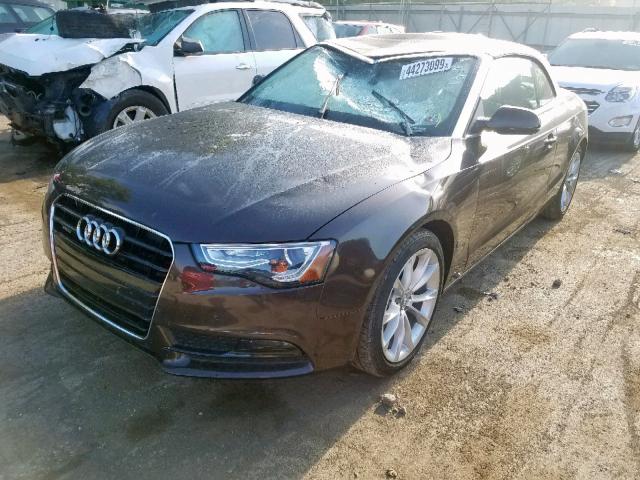 WAULFAFH5DN007210 - 2013 AUDI A5 PREMIUM BROWN photo 2