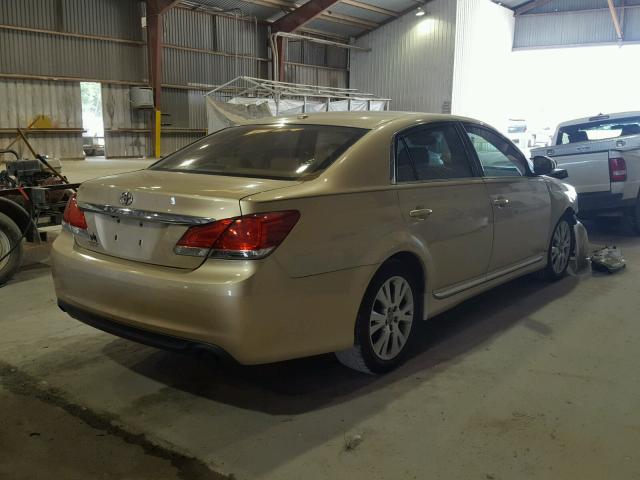 4T1BK3DB0BU371294 - 2011 TOYOTA AVALON BAS Qızıl foto 4