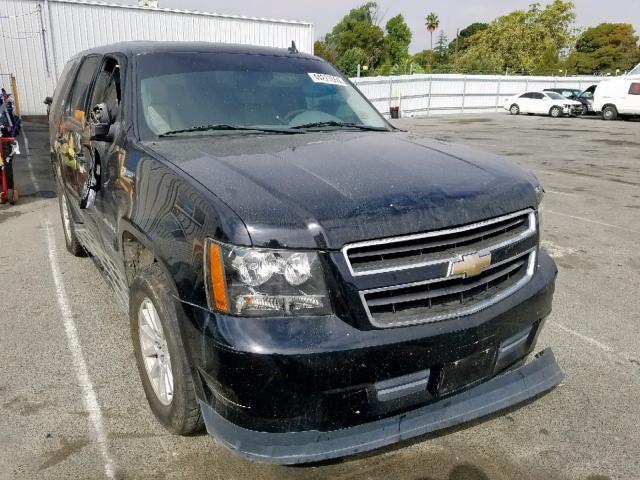 1GNFC13578R206140 - 2008 CHEVROLET TAHOE C150 BLACK photo 1