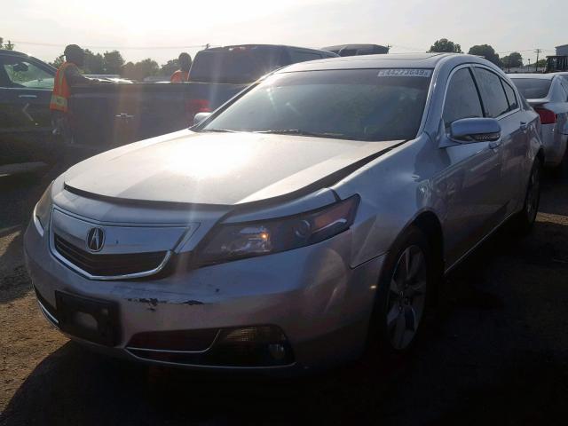 19UUA8F21CA014298 - 2012 ACURA TL SILVER photo 2