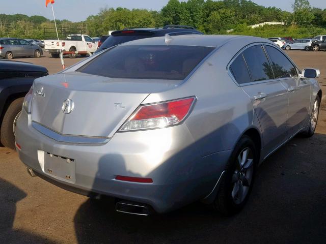 19UUA8F21CA014298 - 2012 ACURA TL SILVER photo 4