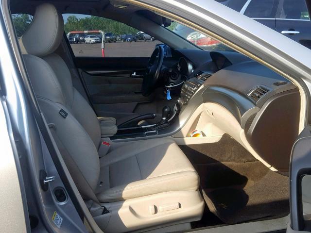 19UUA8F21CA014298 - 2012 ACURA TL SILVER photo 5