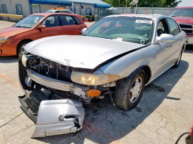 1G4HP54K014181534 - 2001 BUICK LESABRE CU SILVER photo 2