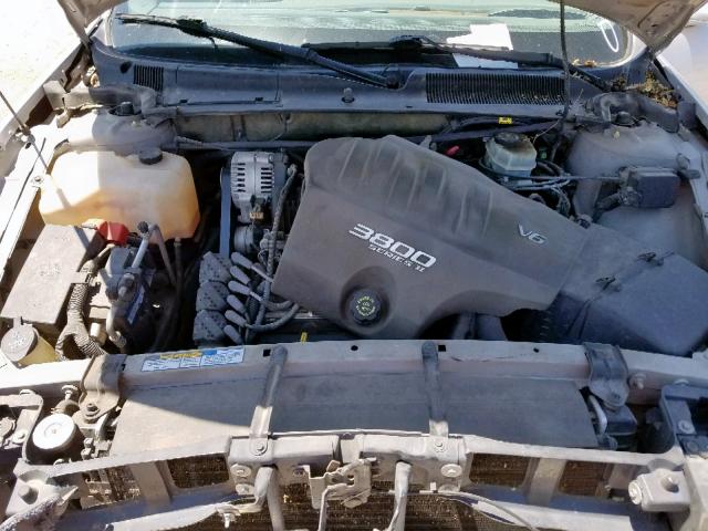 1G4HP54K014181534 - 2001 BUICK LESABRE CU SILVER photo 7