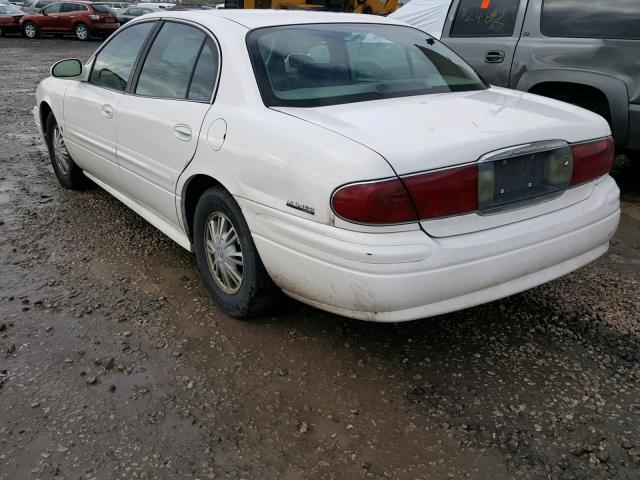 1G4HP54K624220001 - 2002 BUICK LESABRE CU WHITE photo 3