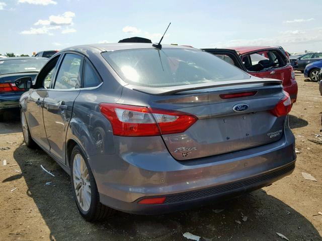 1FADP3J23EL329785 - 2014 FORD FOCUS TITA GRAY photo 3