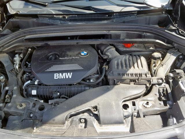 WBXHT3C36H5F80733 - 2017 BMW X1 XDRIVE2 BLACK photo 7