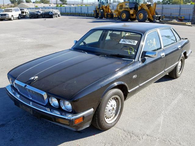 SAJFY1747LC619359 - 1990 JAGUAR XJ6 BASELI BLACK photo 2