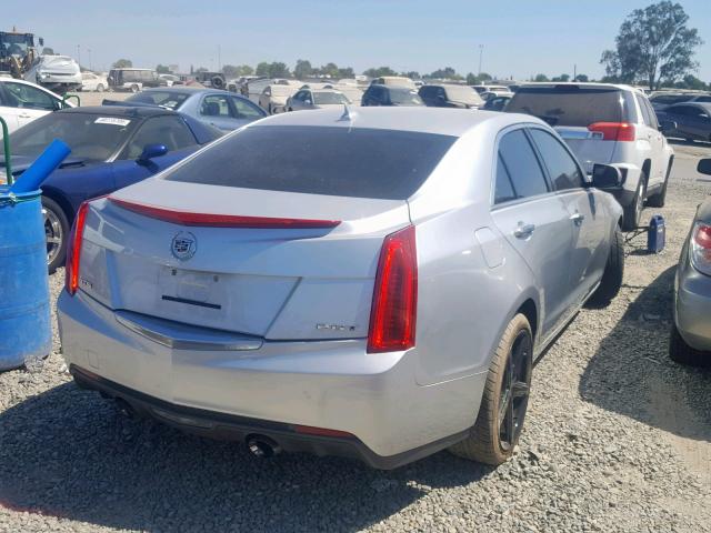 1G6AA5RX3E0156798 - 2014 CADILLAC ATS SILVER photo 4