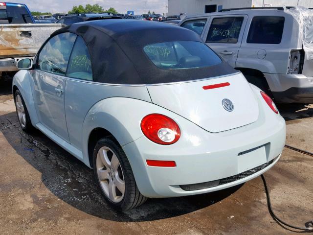 3VWSF31Y36M317836 - 2006 VOLKSWAGEN NEW BEETLE Blau Foto 3