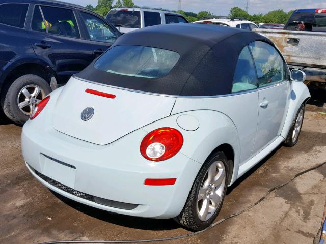 3VWSF31Y36M317836 - 2006 VOLKSWAGEN NEW BEETLE Blau Foto 4