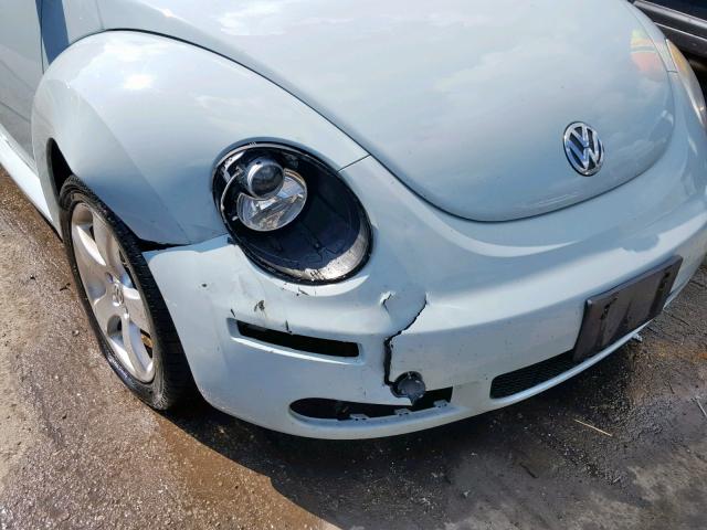 3VWSF31Y36M317836 - 2006 VOLKSWAGEN NEW BEETLE Blau Foto 9
