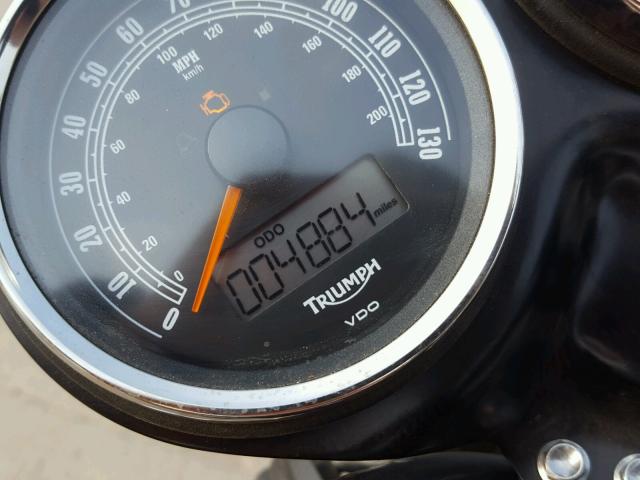 SMT910K1XFT660744 - 2015 TRIUMPH MOTORCYCLE BONNEVILLE ORANGE photo 8