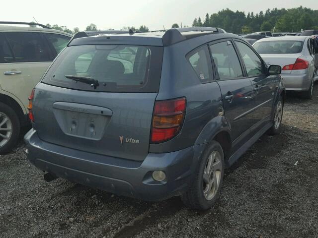 5Y2SL65868Z411640 - 2008 PONTIAC VIBE BLUE photo 4