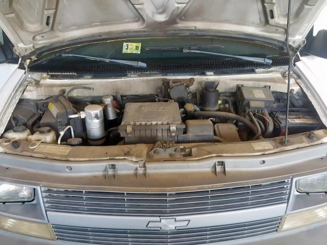 1GCDM19W8WB106423 - 1998 CHEVROLET ASTRO WHITE photo 7