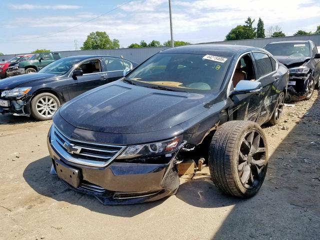 2G1165S33F9137724 - 2015 CHEVROLET IMPALA LTZ BLACK photo 2