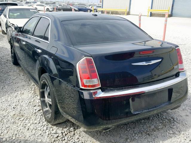 2C3CCACG1CH182332 - 2012 CHRYSLER 300 LIMITE BLACK photo 3