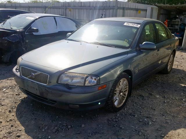 YV1TS90D711158775 - 2001 VOLVO S80 T6 GREEN photo 2