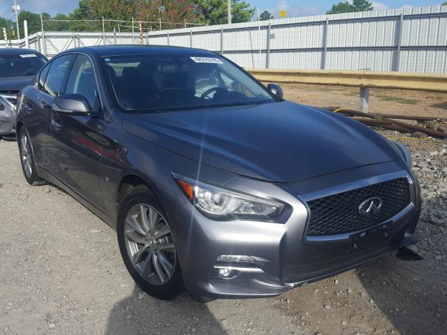 JN1BV7AR4EM690791 - 2014 INFINITI Q50 BASE GRAY photo 1