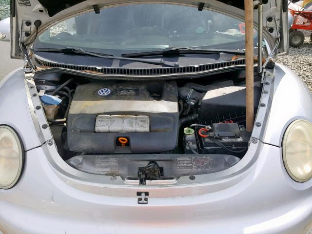 3VWCK21Y53M317830 - 2003 VOLKSWAGEN NEW BEETLE ვერცხლისფერი ფოტო 7