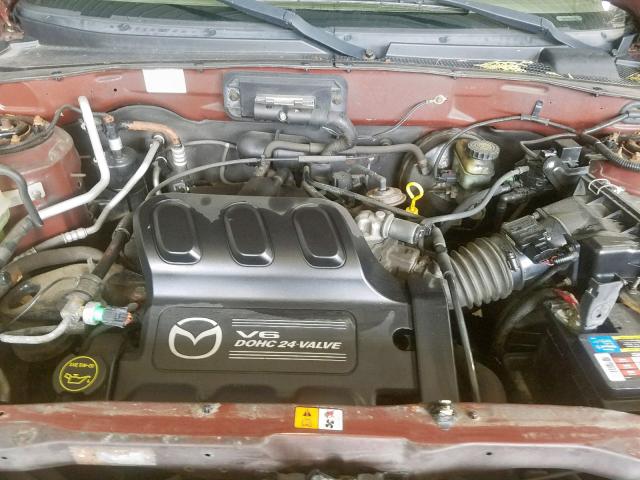 4F2YU06181KM58284 - 2001 MAZDA TRIBUTE DX 勃艮第红 照片 7