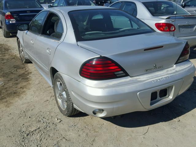 1G2NF52E63M551884 - 2003 PONTIAC GRAND AM S SILVER photo 3