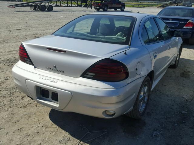 1G2NF52E63M551884 - 2003 PONTIAC GRAND AM S SILVER photo 4