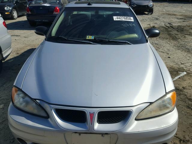 1G2NF52E63M551884 - 2003 PONTIAC GRAND AM S SILVER photo 9