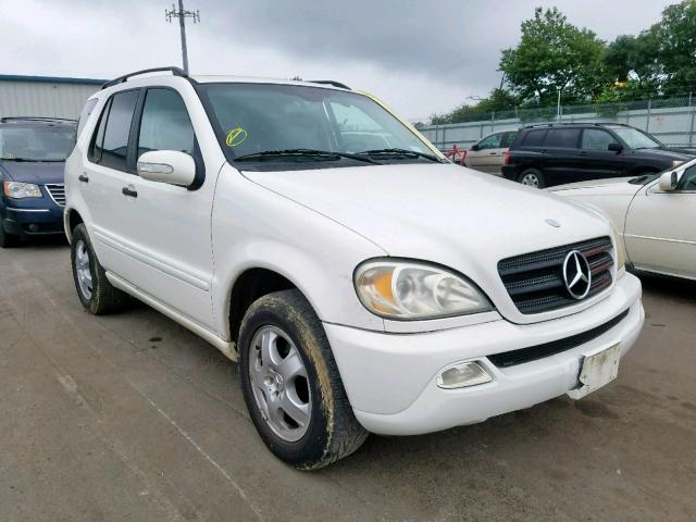 4JGAB57E83A420015 - 2003 MERCEDES-BENZ ML 350 WHITE photo 1