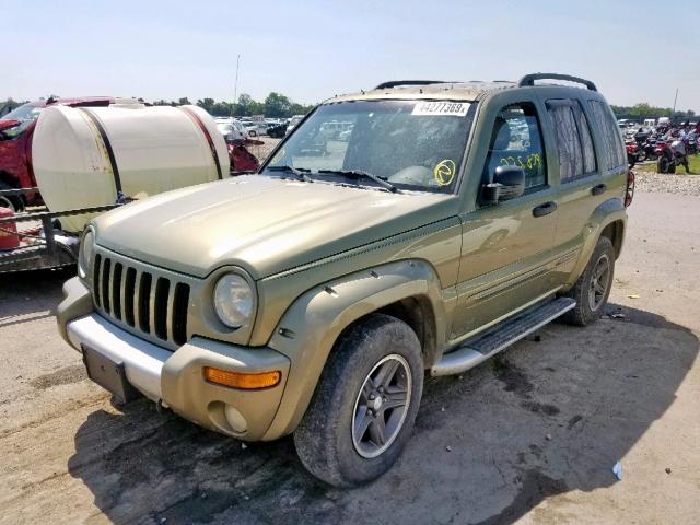 1J4GL38K83W533223 - 2003 JEEP LIBERTY RE GREEN photo 2