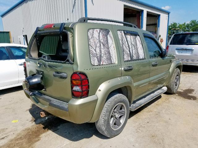 1J4GL38K83W533223 - 2003 JEEP LIBERTY RE GREEN photo 4