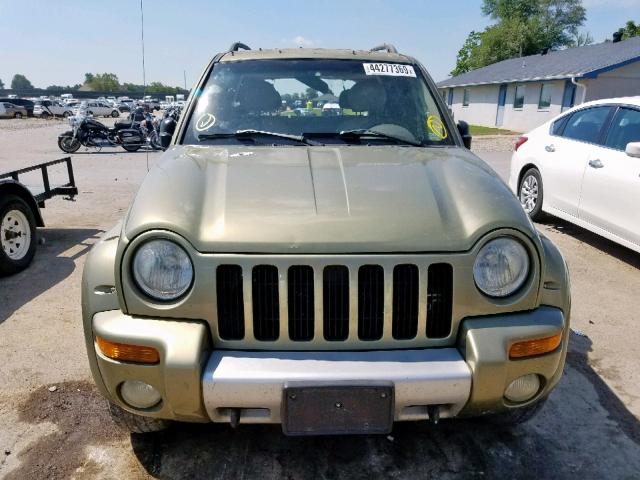 1J4GL38K83W533223 - 2003 JEEP LIBERTY RE GREEN photo 9