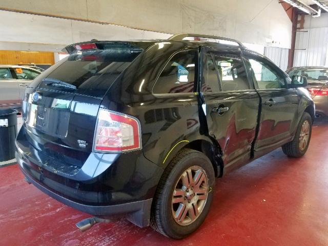 2FMDK48C97BA96085 - 2007 FORD EDGE SEL BLACK photo 4