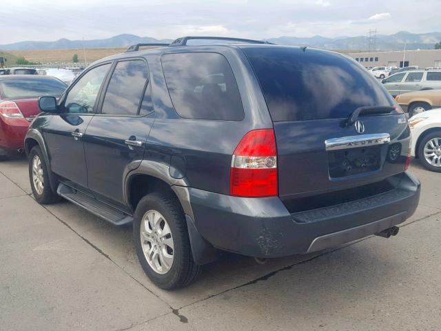 2HNYD18663H514015 - 2003 ACURA MDX TOURIN CHARCOAL photo 3