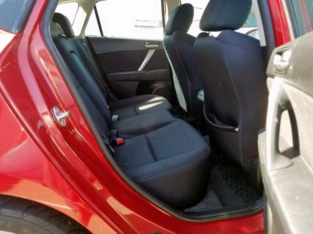 JM1BL1H66A1298998 - 2010 MAZDA 3 S RED photo 6