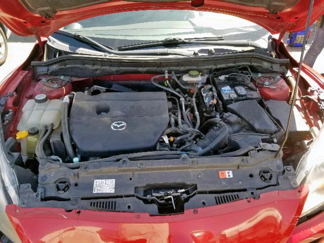 JM1BL1H66A1298998 - 2010 MAZDA 3 S RED photo 7