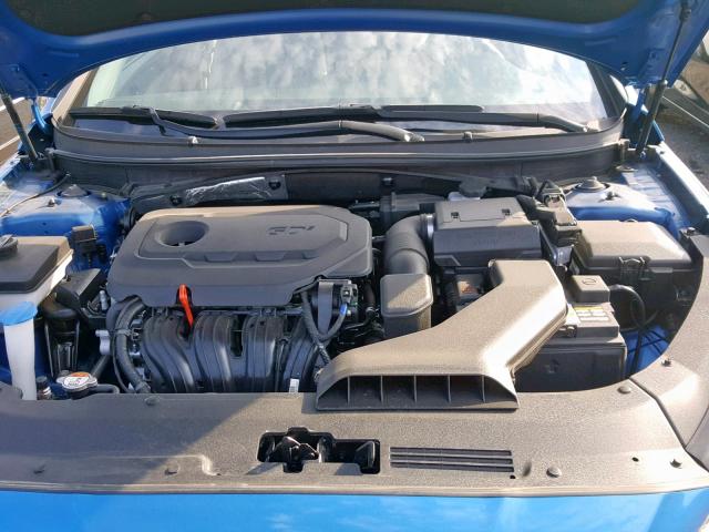 5NPE34AF8JH653140 - 2018 HYUNDAI SONATA SPO BLUE photo 7