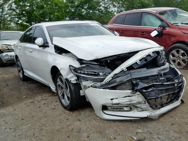 1HGCV1F51JA074029 - 2018 HONDA ACCORD EXL WHITE photo 1