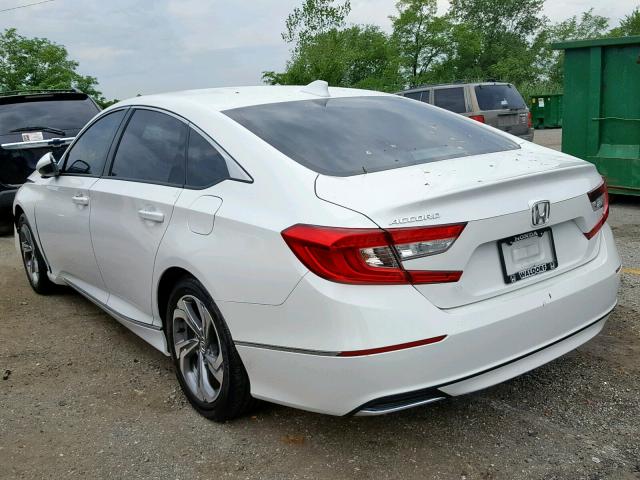 1HGCV1F51JA074029 - 2018 HONDA ACCORD EXL WHITE photo 3