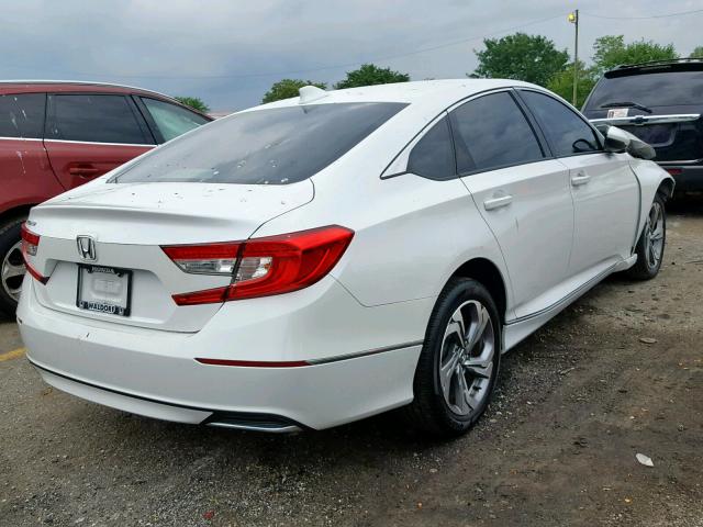 1HGCV1F51JA074029 - 2018 HONDA ACCORD EXL WHITE photo 4